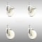 Service Caster 4 Inch 316SS Nylon Wheel Swivel 10mm Threaded Stem Caster Lock Brake, 2PK SCC-SS316TSTTL20S414-NYS-M1015-2-S2 - alternate 1